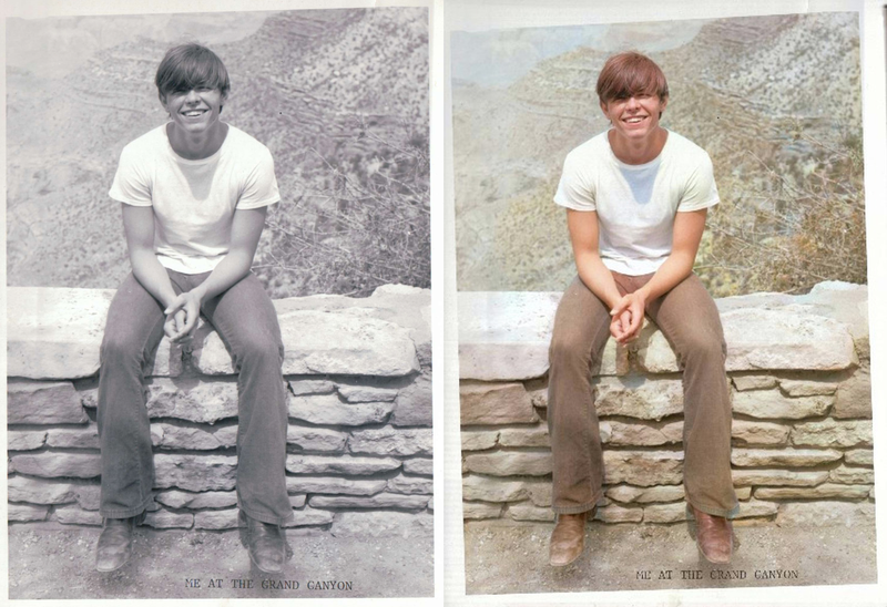 Me @ The Grand Canyon South Rim 1960smething.